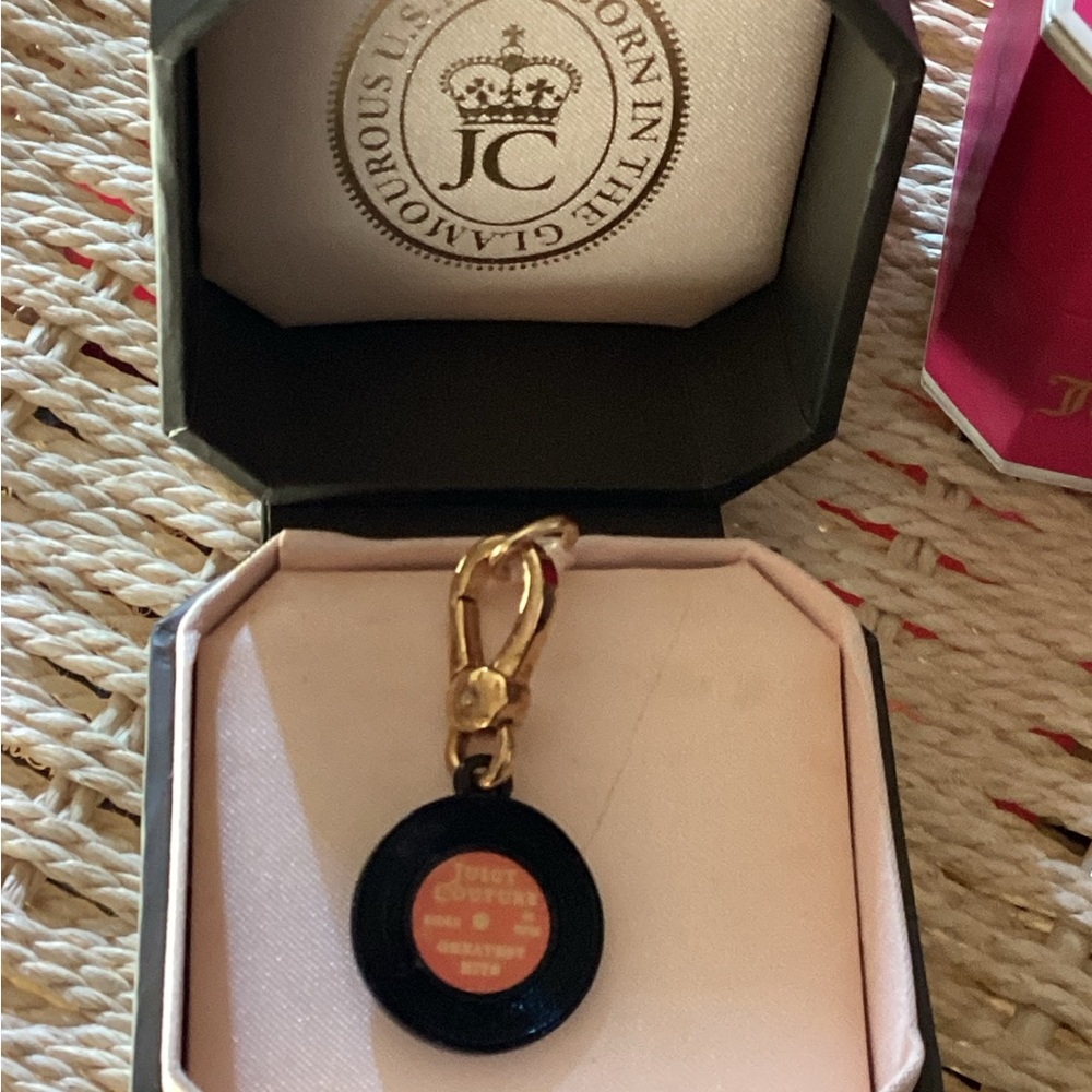 NIB Juicy Couture Record Charm new in box